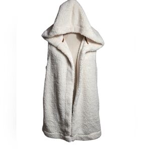 Koolaburra By UGG White Fleece Hooded Vest